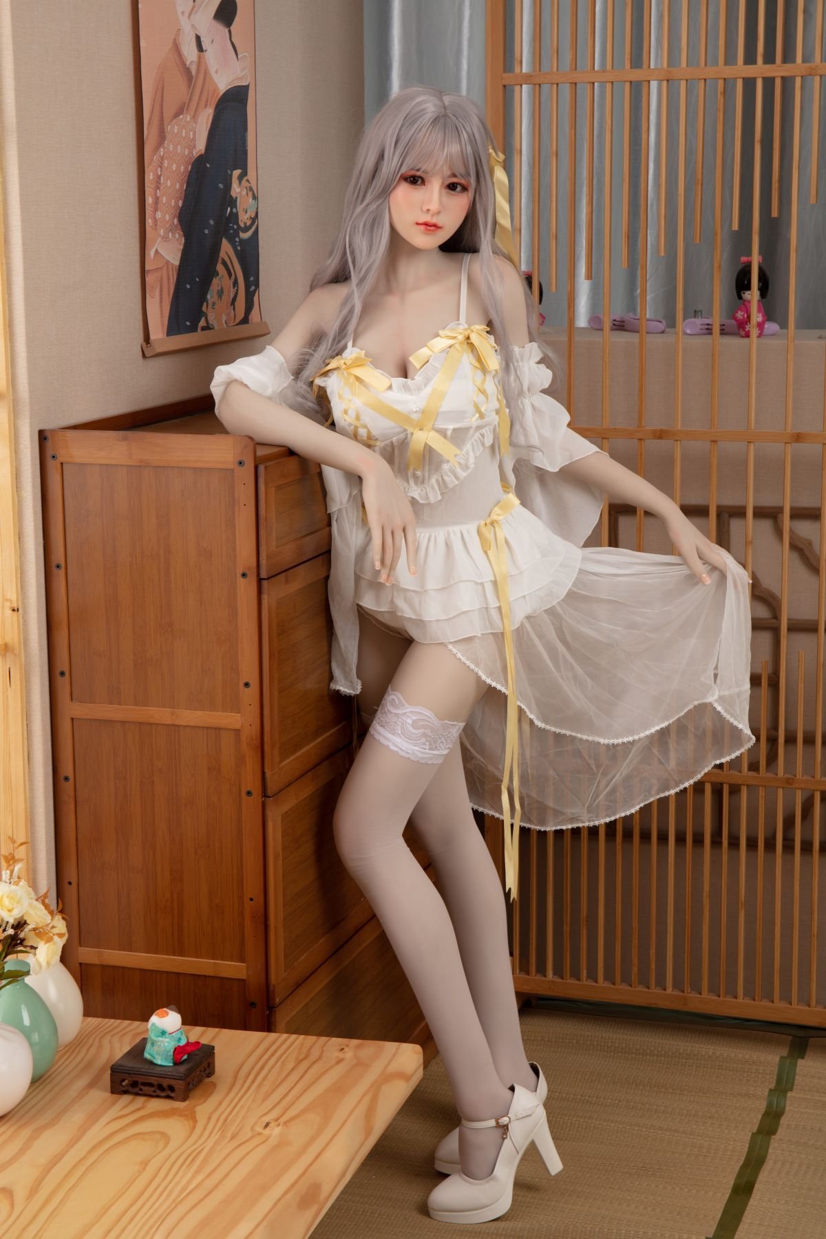 Ayana - Boneca sexual realista asiática de 160 cm com cabeça de silicone e corpo de TPE - Image 22