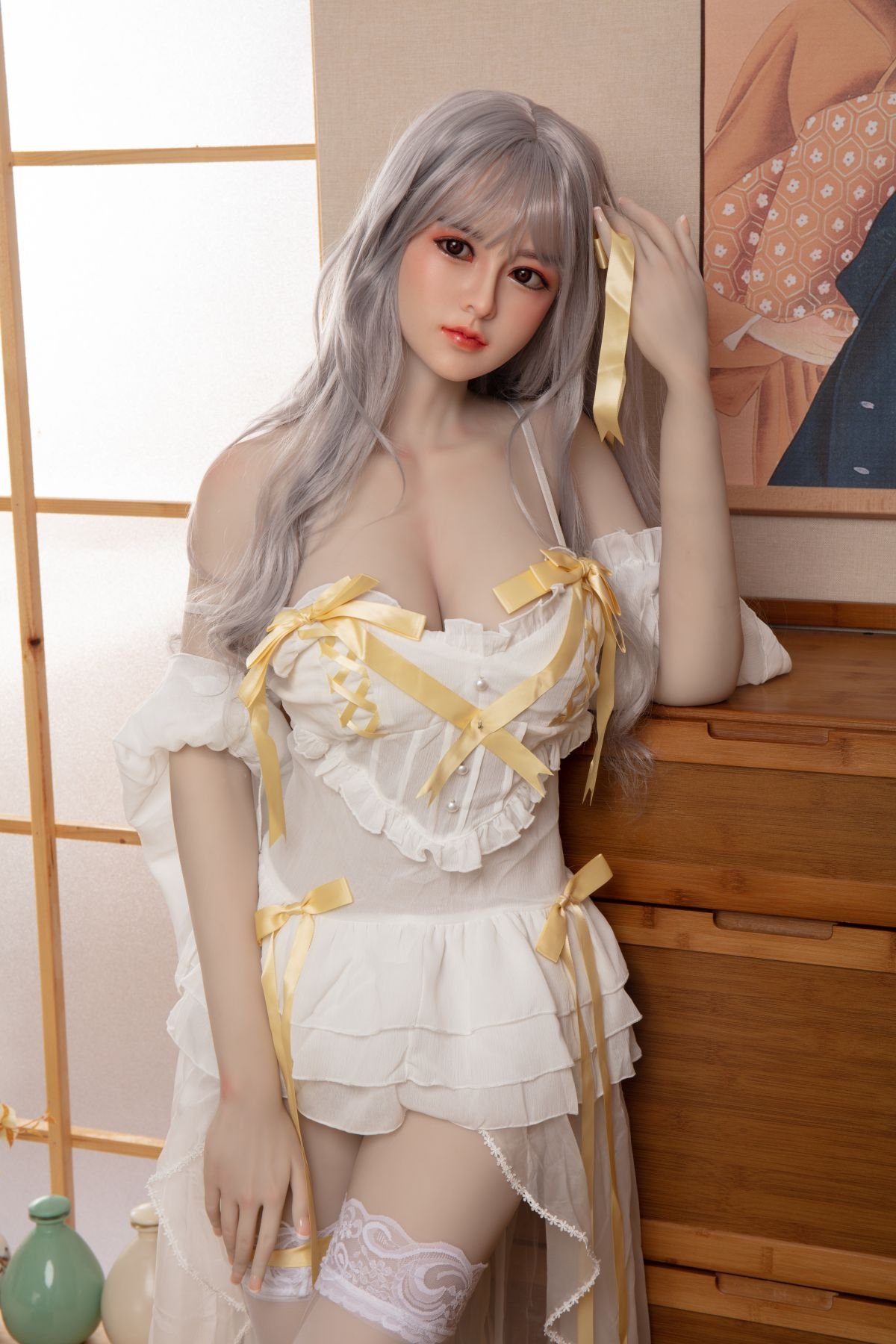 Ayana - Boneca sexual realista asiática de 160 cm com cabeça de silicone e corpo de TPE - Image 24