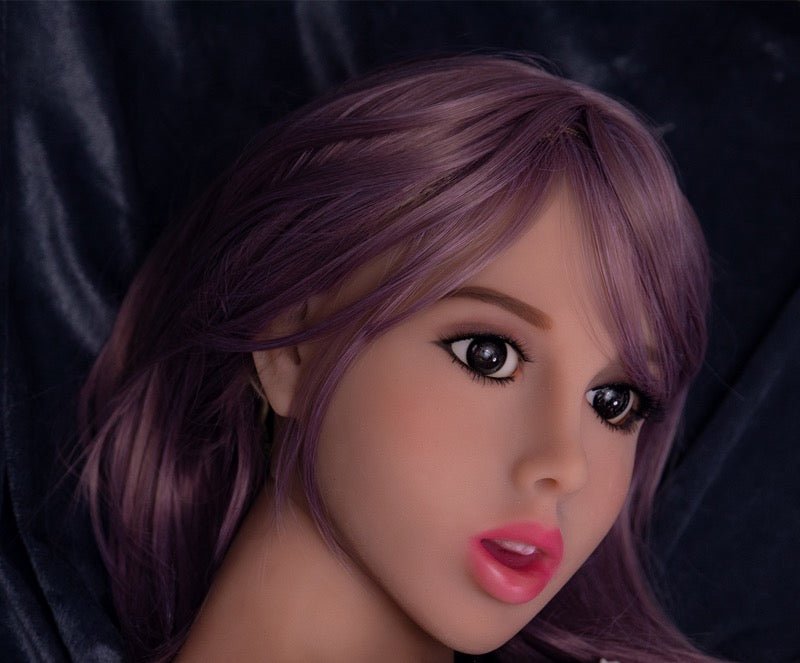 Carreira - Boneca sexual sexy de 140 cm (4,5 pés) feita de TPE e com cabelo roxo - Image 11