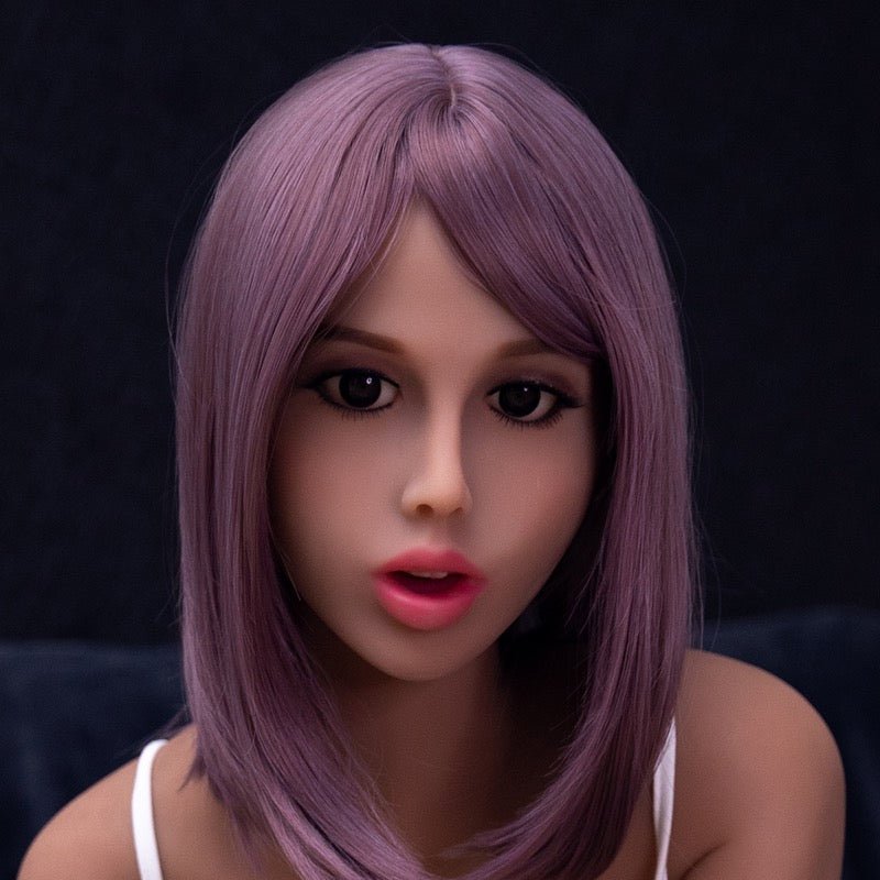 Carreira - Boneca sexual sexy de 140 cm (4,5 pés) feita de TPE e com cabelo roxo - Image 6