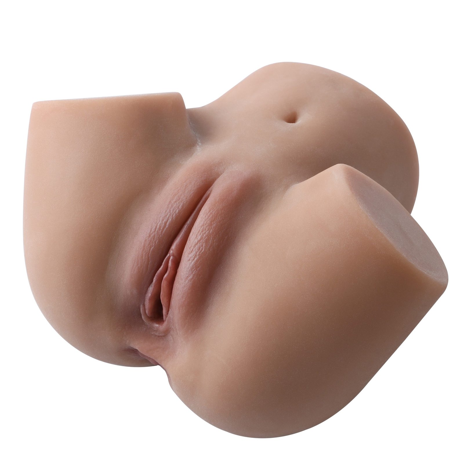 A4 Rabo de TPE de pele de cor marrom médio com funcionalidades vaginais e anais - Image 2