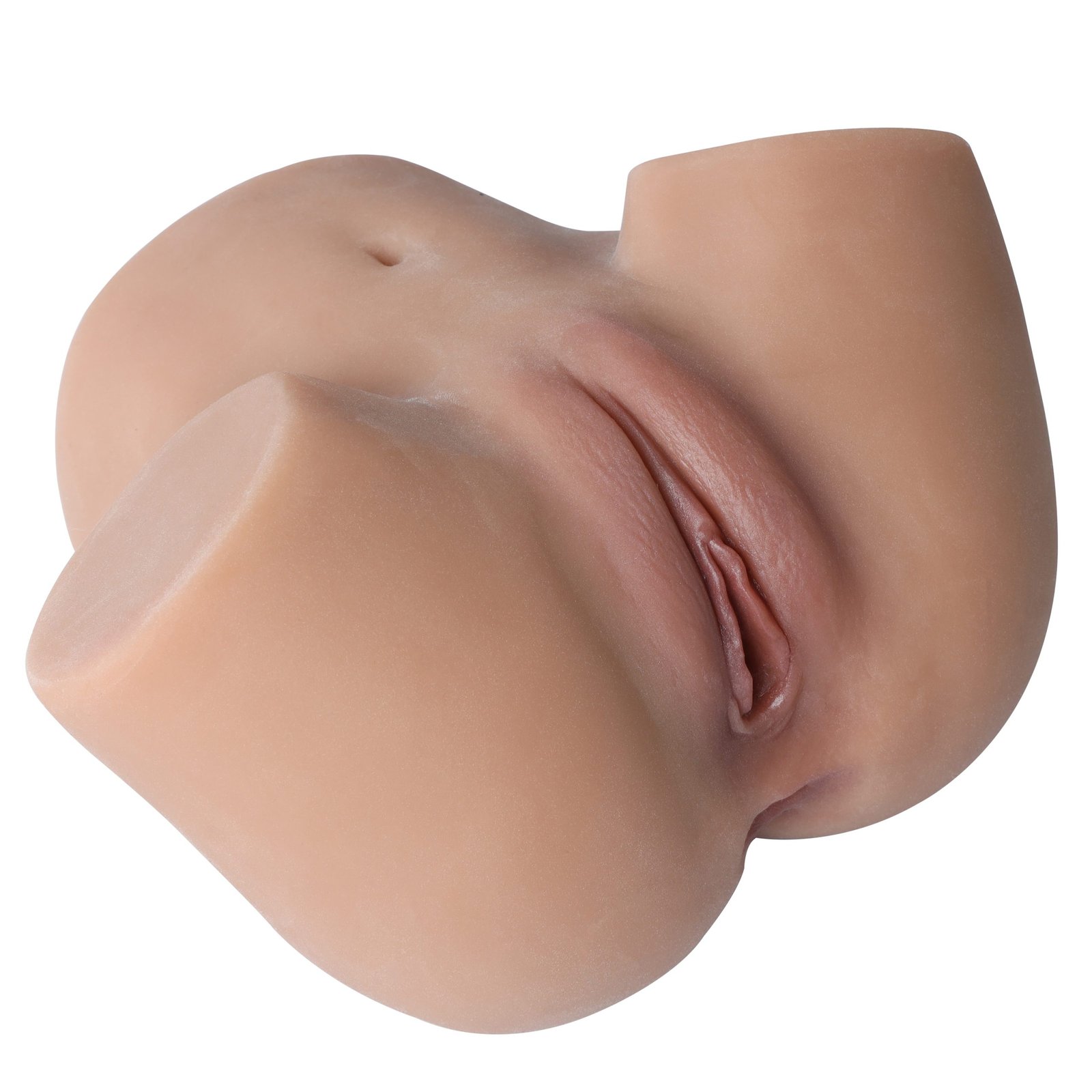 A4 Rabo de TPE de pele de cor marrom médio com funcionalidades vaginais e anais - Image 3