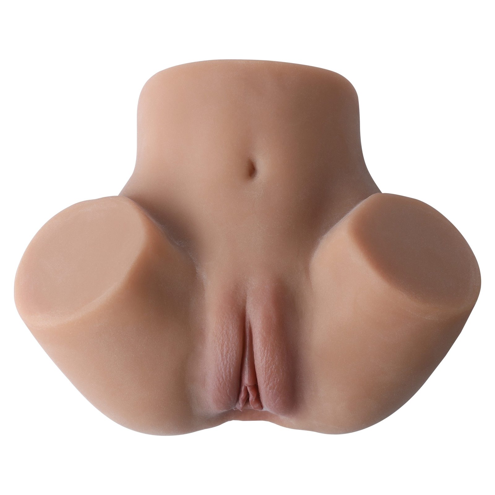 A4 Rabo de TPE de pele de cor marrom médio com funcionalidades vaginais e anais - Image 5