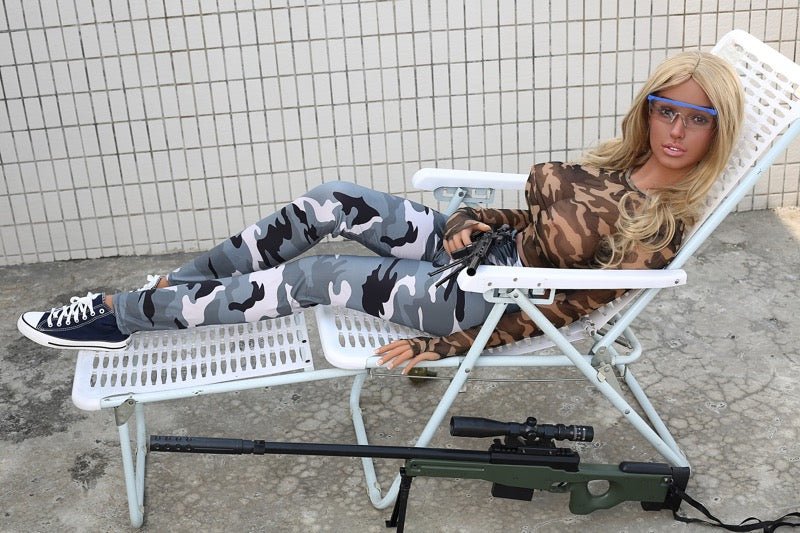 Magda - Boneca sexual de silicone de 158 cm (5,1 pés), com cabelo loiro e seios grandes - Image 8