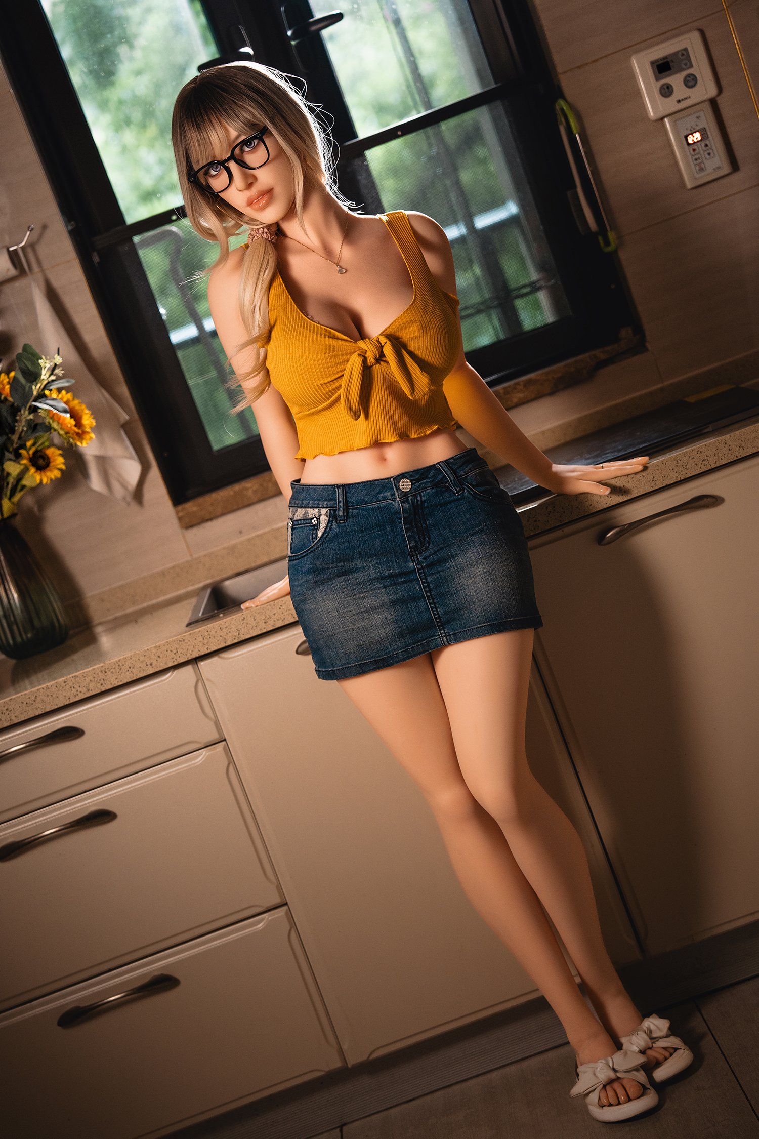 Fernanda - Boneca sexual adulta de TPE de 170 cm (5,5 pés)