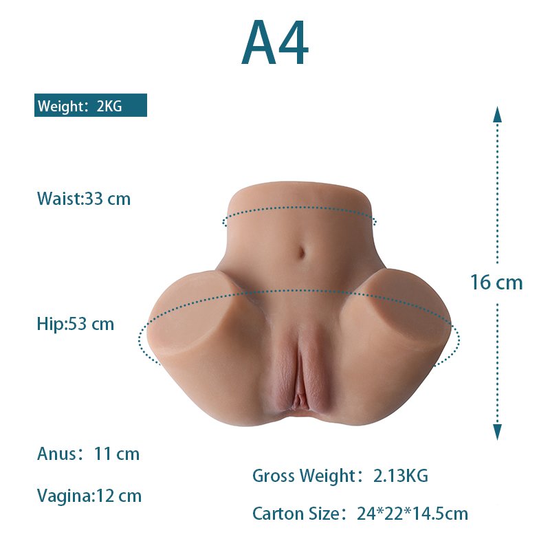 A4 Rabo de TPE de pele de cor marrom médio com funcionalidades vaginais e anais - Image 13