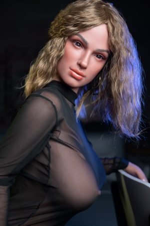 Priscila - Hermosa boneca de amor BBW loira de 153 cm, com corpo de TPE e cabeça de silicone