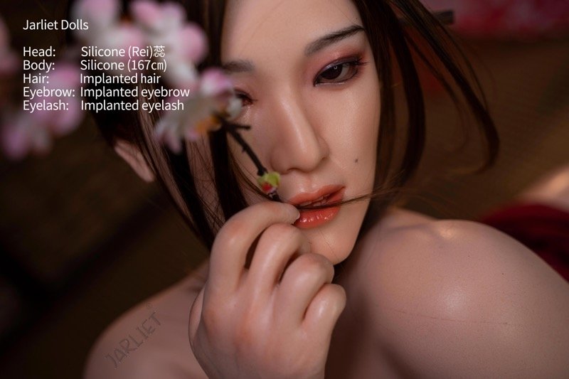 Rei - Boneca asiática japonesa elegante de silicone completo, 167 cm (5,5 pés) - Image 33