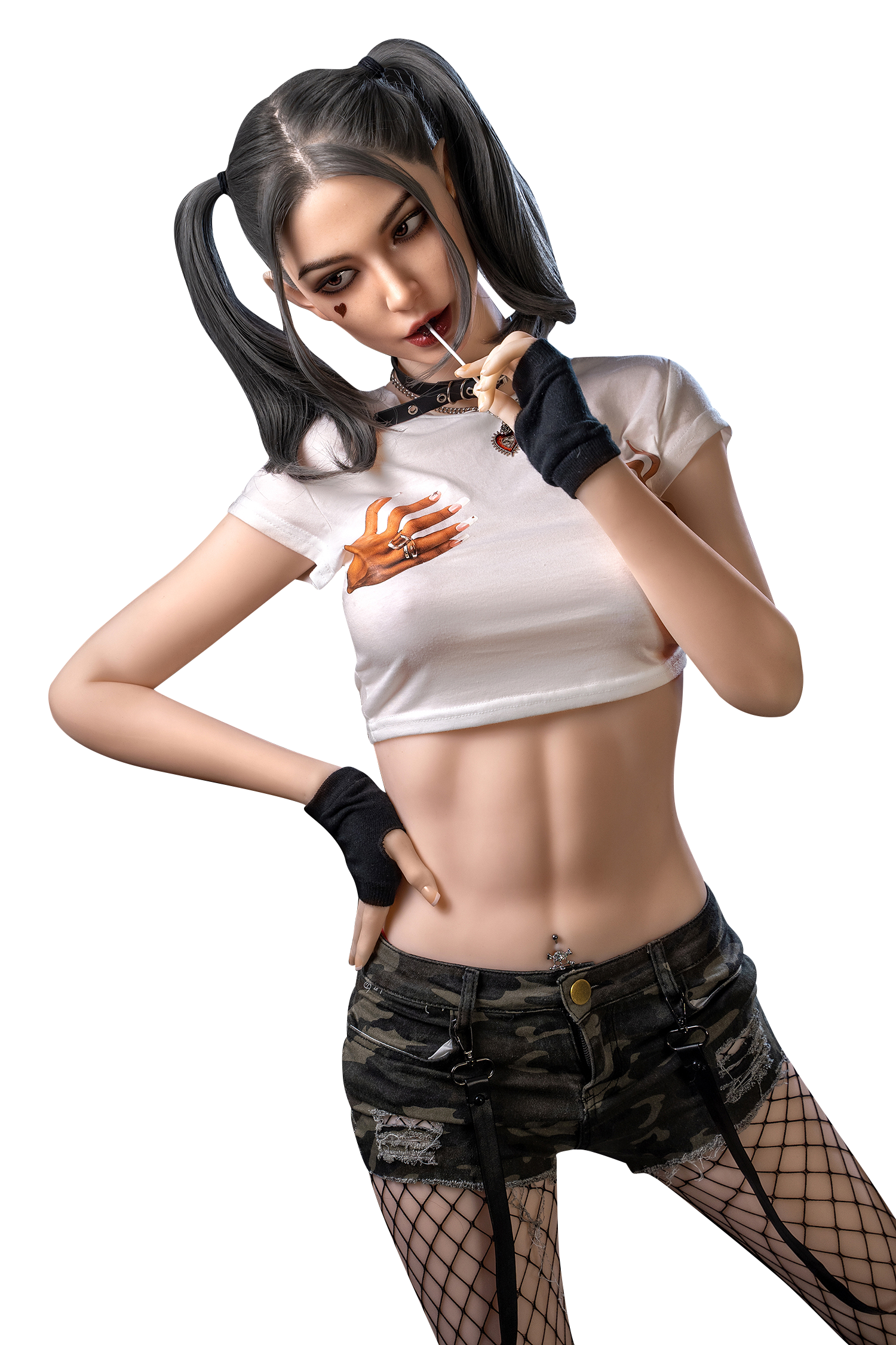 Cloé - Boneca para adultos de 173 cm com cabeça de silicone, para cosplay, com mandíbula móvel (6 tamanhos) - Image 6