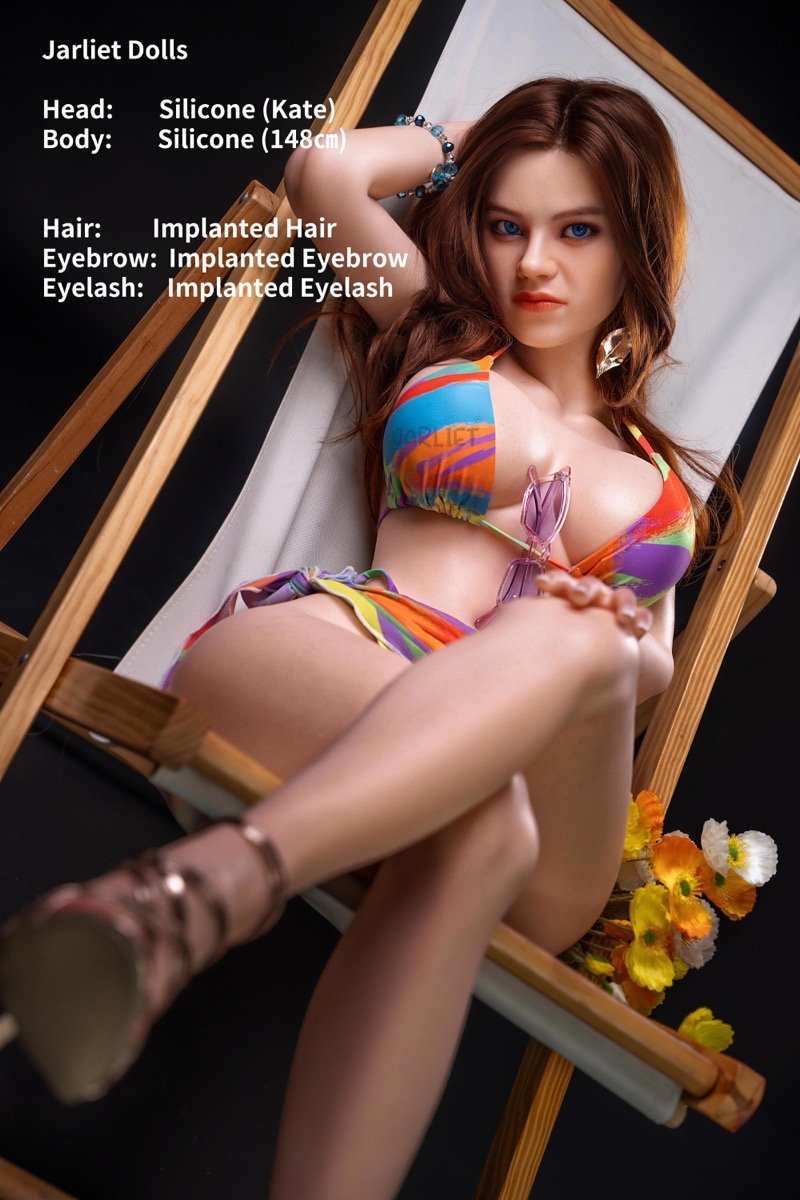 Kate - Boneca sexual europeia caucasiana ultrarealista de silicone completo, 148 cm - Image 14