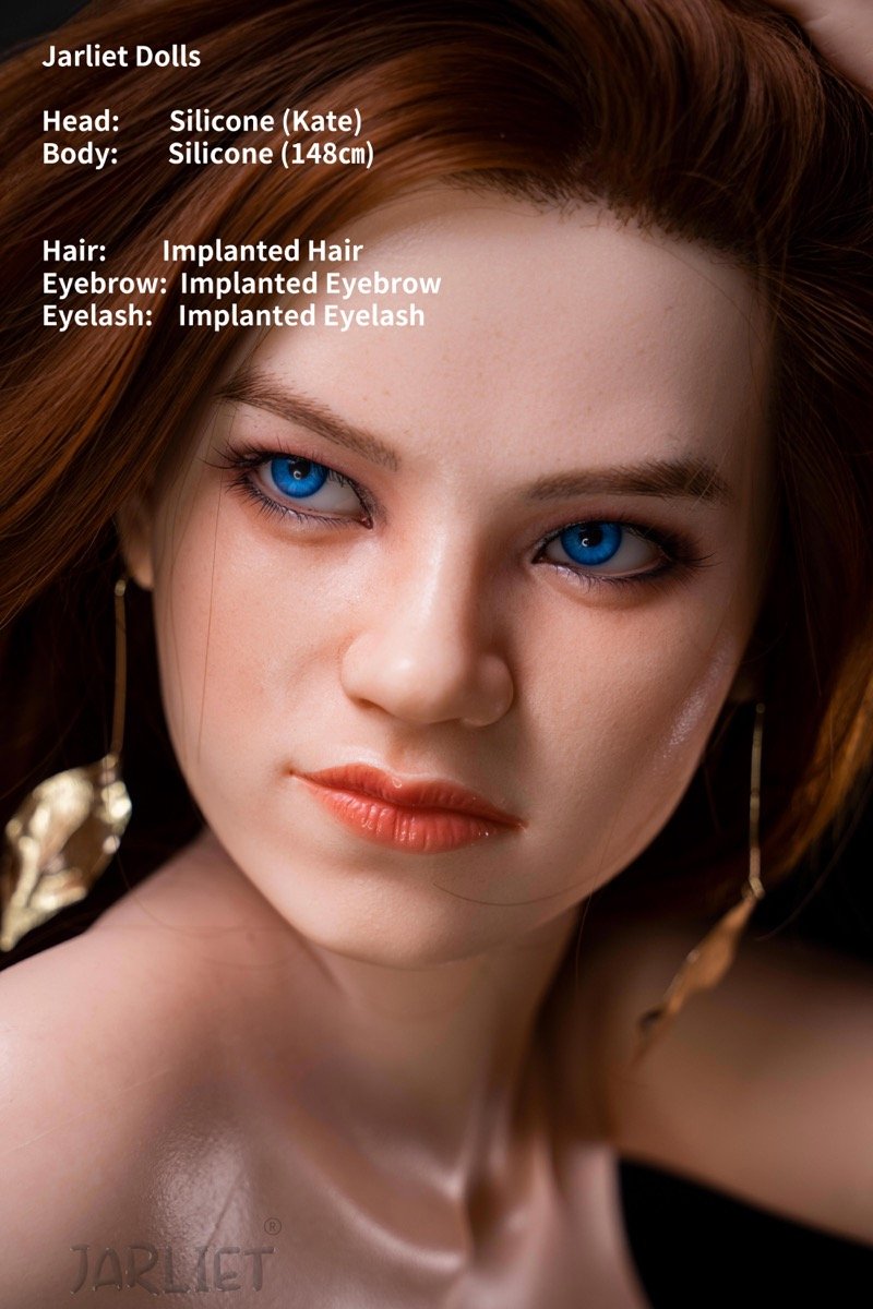Kate - Boneca sexual europeia caucasiana ultrarealista de silicone completo, 148 cm - Image 7