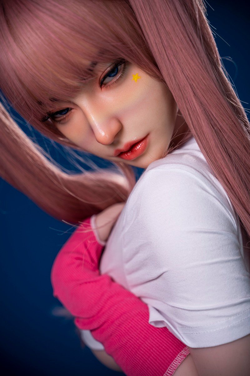 Misaki - Boneca adulta ultrarealista de silicone puro de 163 cm, com cabelo rosa - Image 18