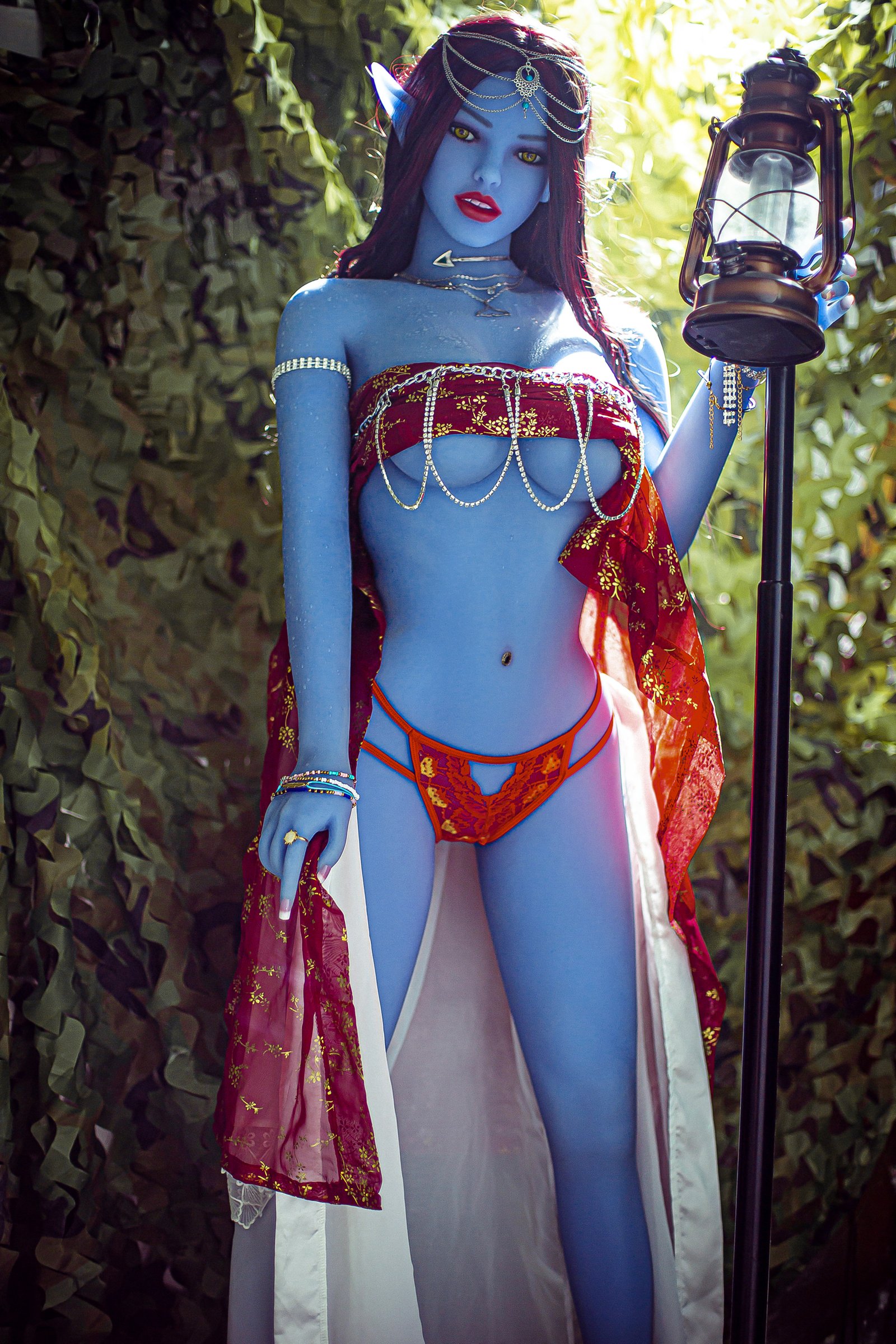 Abreu - Boneca AiBei de 158 cm, ultrarealista da raça elfa com pele azul - Image 3