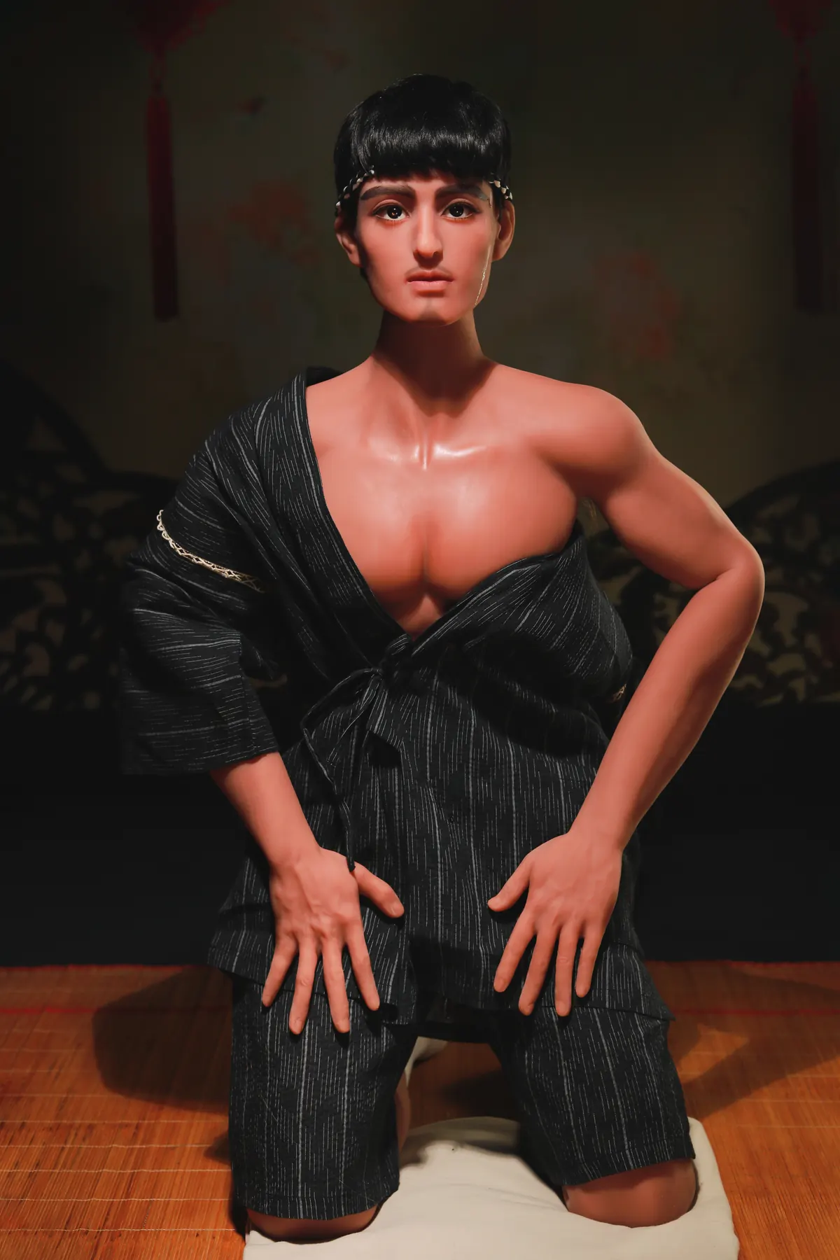 Gaspar Caires – Boneco masculino personalizado de 165 cm em TPE, tom bronzeado, cabeça 210 1