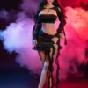 Deolinda Gouveia – Boneca personalizada de 167 cm em silicone integral, peito grande, cabeça 165 1