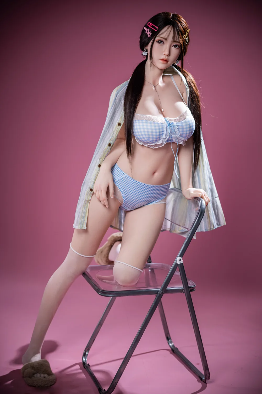 Quitéria – Boneca 170 cm, cabeça de silicone C39S e corpo TPE – Stock UE 1
