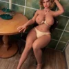 Benvinda Gouveia – Boneca personalizada de 165 cm em TPE, peito médio, cabeça 34 1