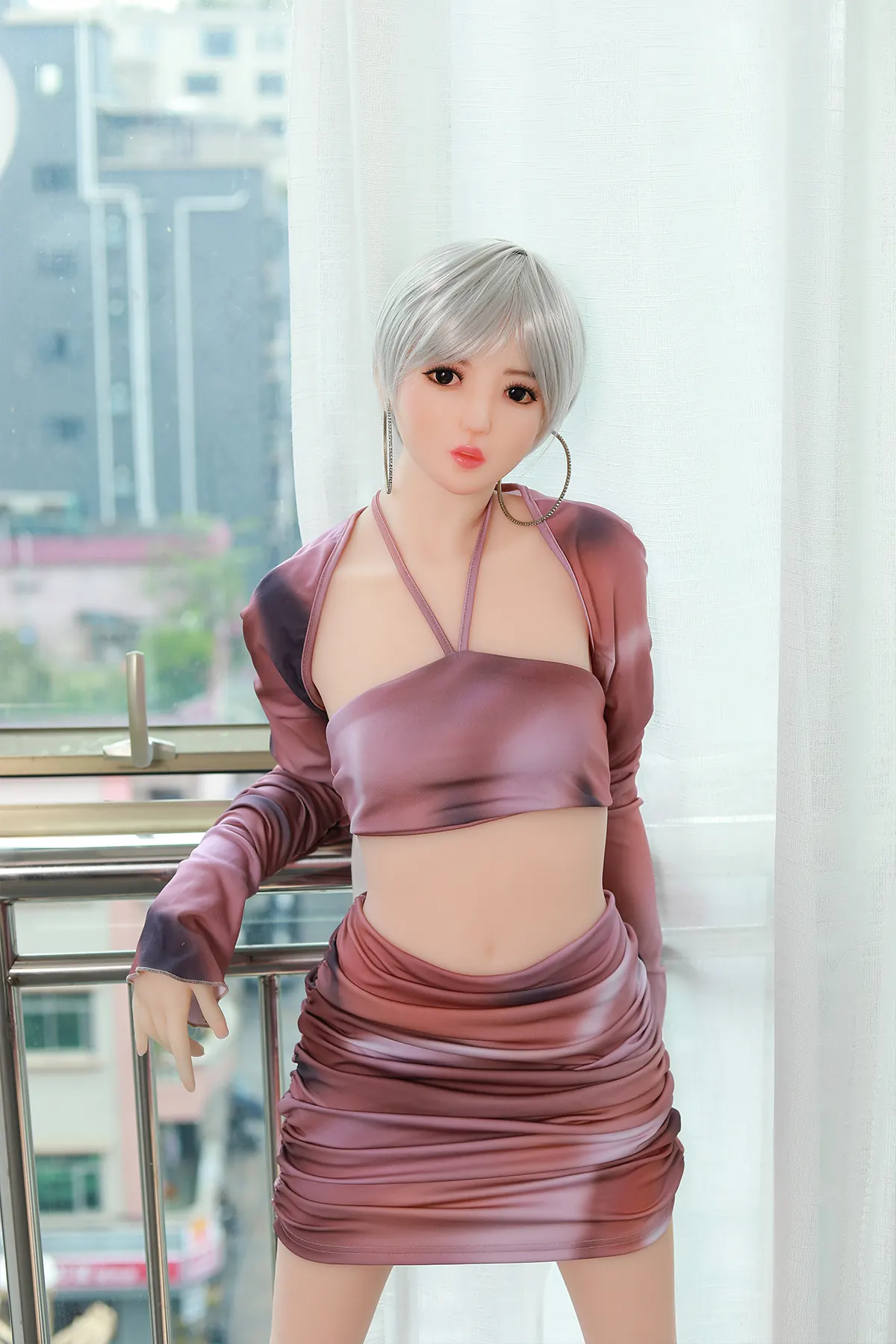 Gracinda Vilar – Boneca personalizada de 155 cm em TPE, cabeça 161 2