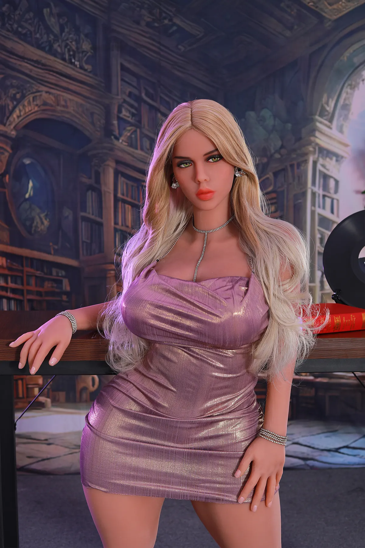 Celestina Horta – Boneca personalizada de 163 cm em TPE, cabeça 160 2