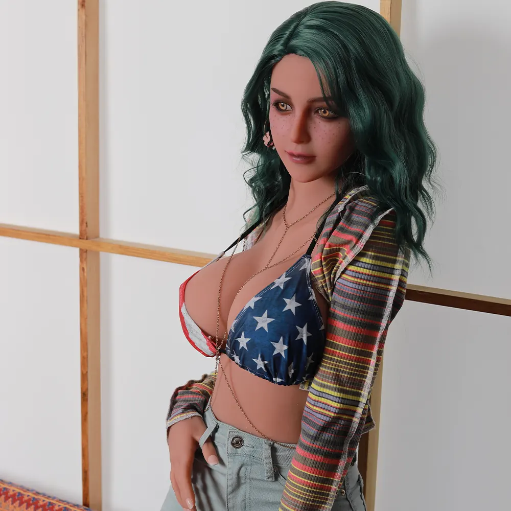 Albane Nogueiral – Boneca personalizada de 163 cm em TPE, cabeça 181 2