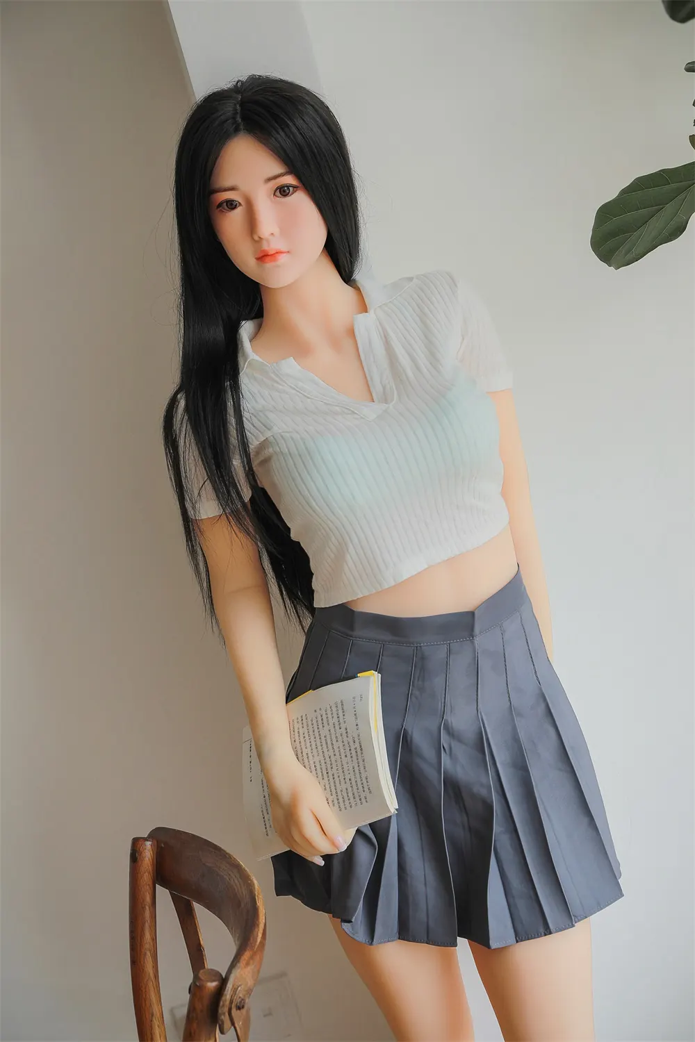Adélia Monforte – Boneca personalizada de 170 cm em silicone integral, cabeça 013 2