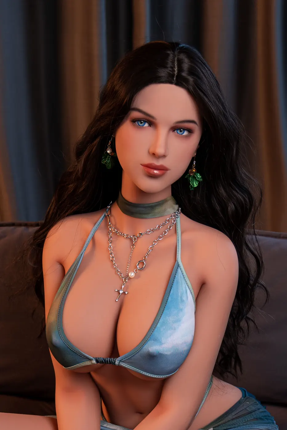 Constança Abranches – Boneca personalizada de 169 cm em TPE, peito grande, cabeça 152 2
