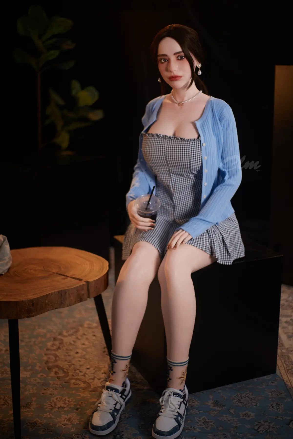 Tiffany SiT163 – Boneca de silicone integral canela, 163 cm product view