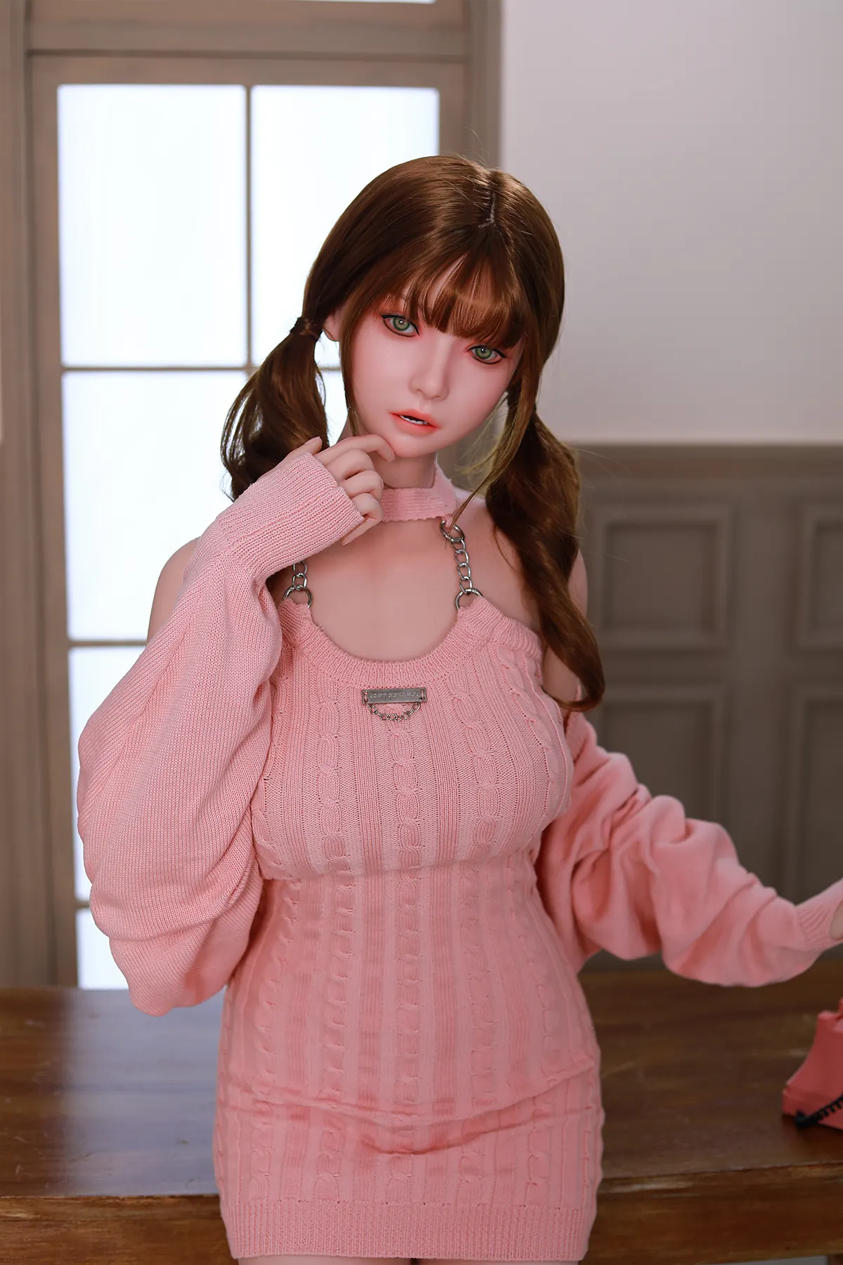 Rosária Torga – Boneca personalizada de 168 cm em silicone integral, tom natural, cabeça 93-S 3