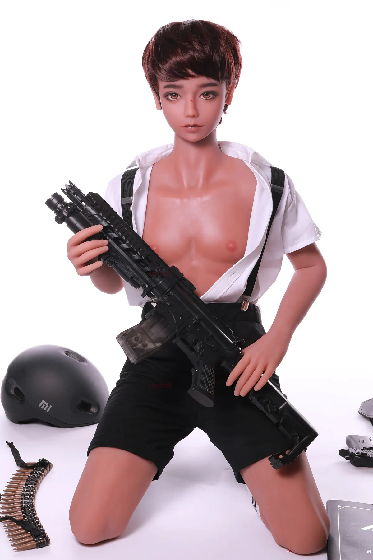 Alcíone Penafiel – Boneco masculino personalizado de 140 cm em TPE, cabeça 215 3
