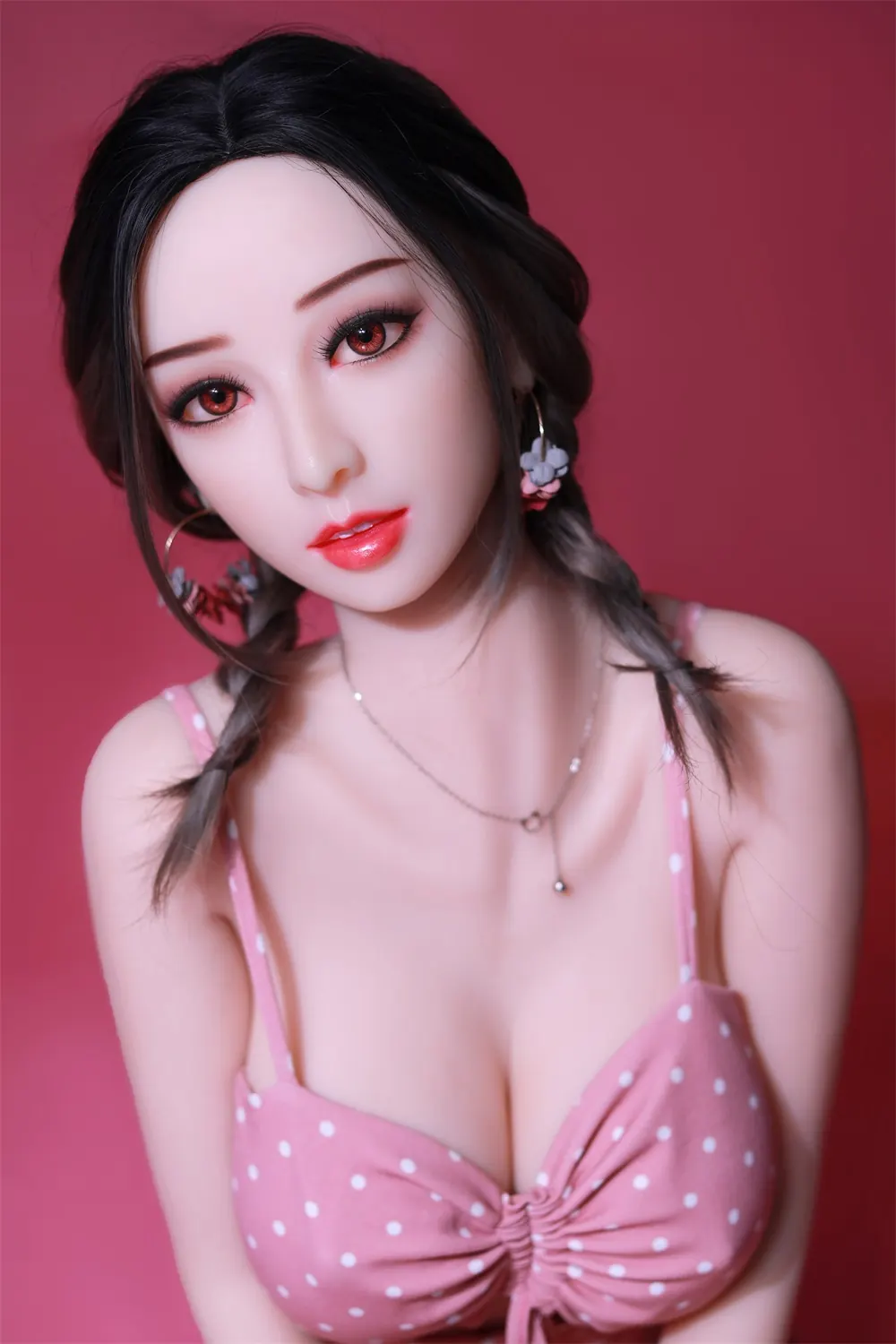 Ermelinda Junqueira – Boneca personalizada de 163 cm em TPE, cabeça 094 3