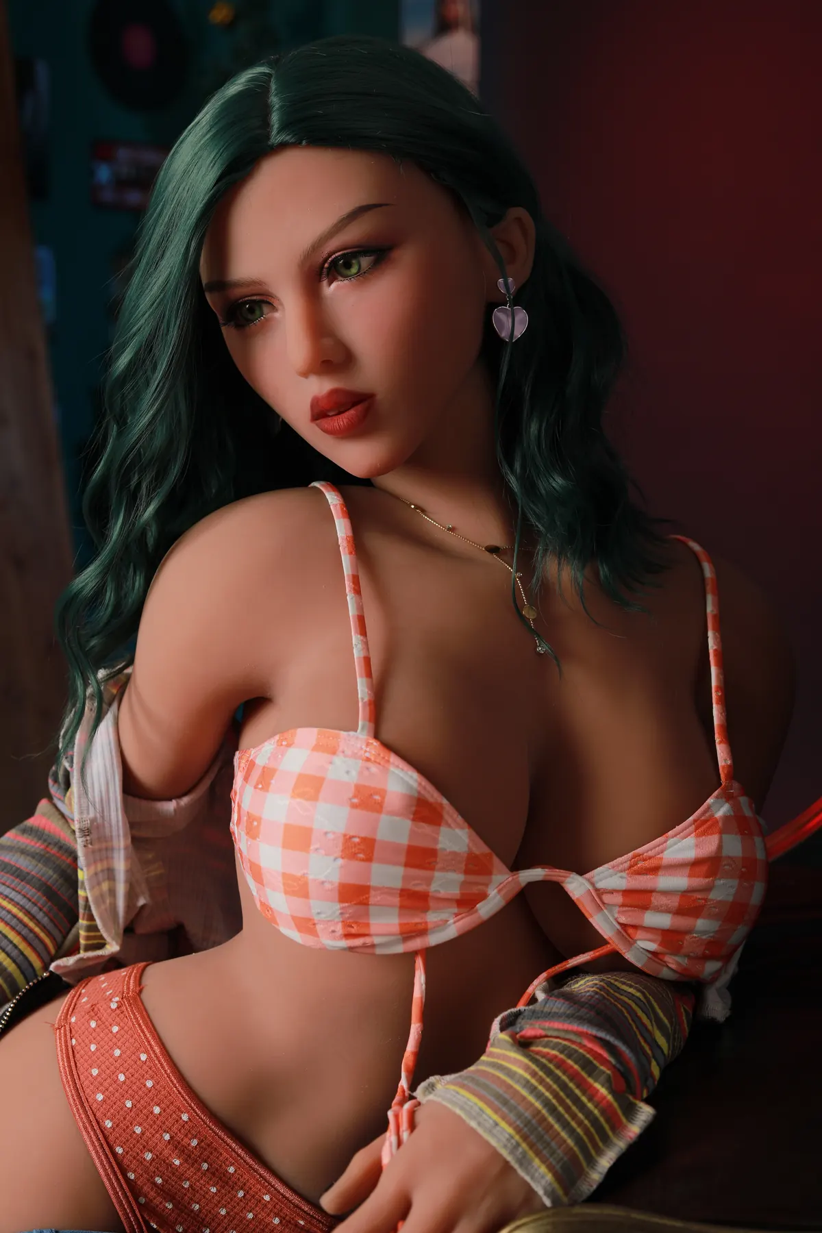 Aurélia Bragança – Boneca personalizada de 165 cm em TPE, cabeça 236 3