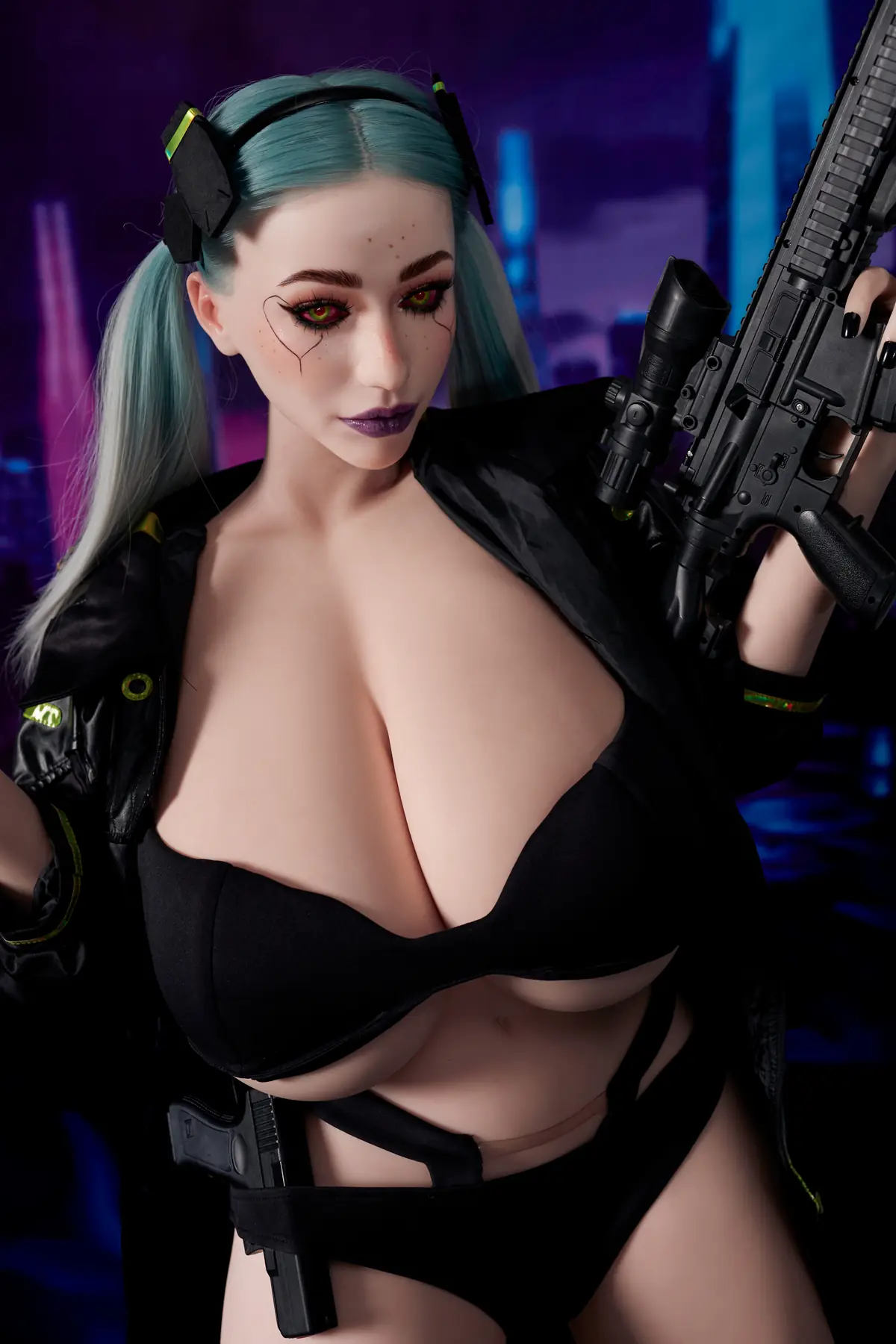 Tasha Halloween SiR161 – Boneca de silicone integral maquilhagem especial, 161 cm product view