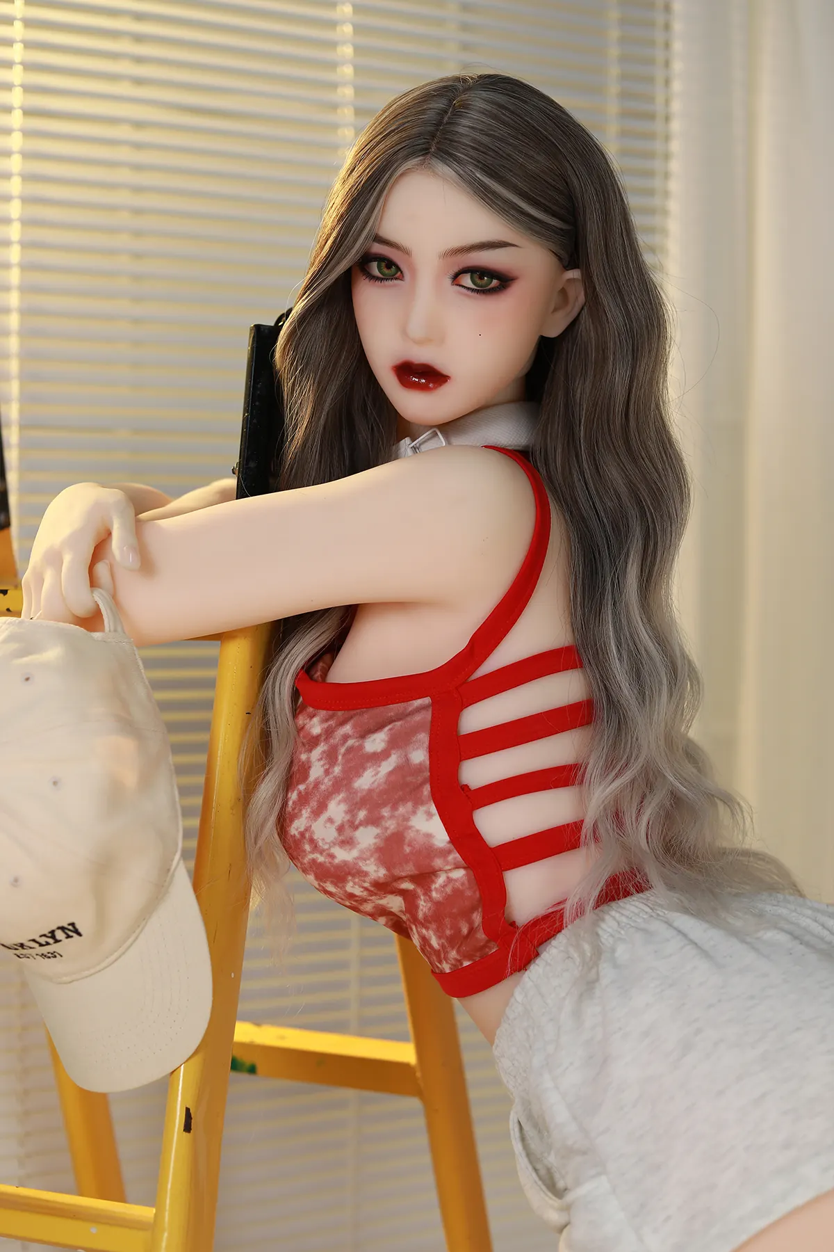 Lurdes Xavier – Boneca personalizado de 165 cm em TPE, tom natural, cabeça 256 4