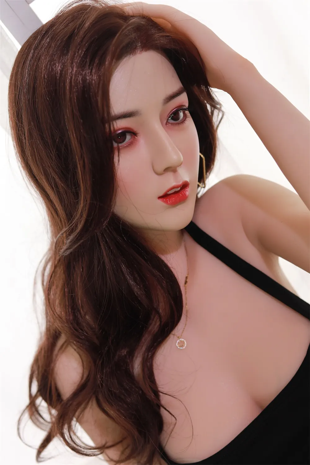 Teolinda Valente – Boneca personalizada de 170 cm em silicone integral, tom natural, cabeça 38-L 4