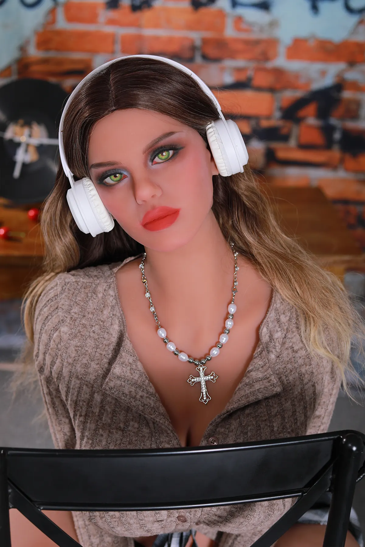 Efigénia Bragança – Boneca personalizada de 163 cm em TPE, cabeça 176 4