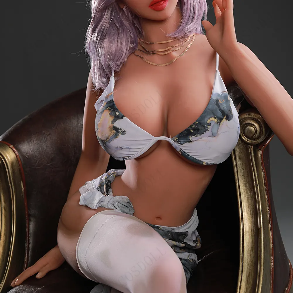 Efigénia Dourado – Boneca personalizada de 165 cm em TPE, cabeça 043 4