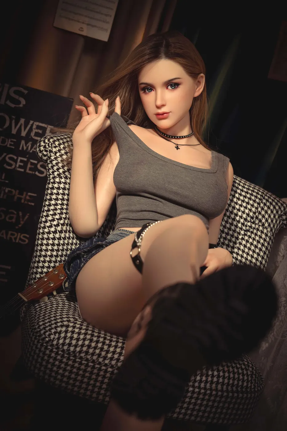 Jacinta Valença – Boneca personalizada de 168 cm em silicone integral, peito médio, cabeça 114 4