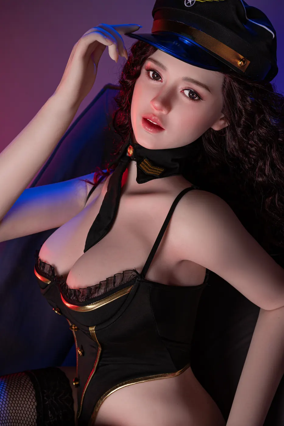 Adelina Estremoz – Boneca personalizada de 171 cm em silicone integral, peito grande, cabeça 149 4