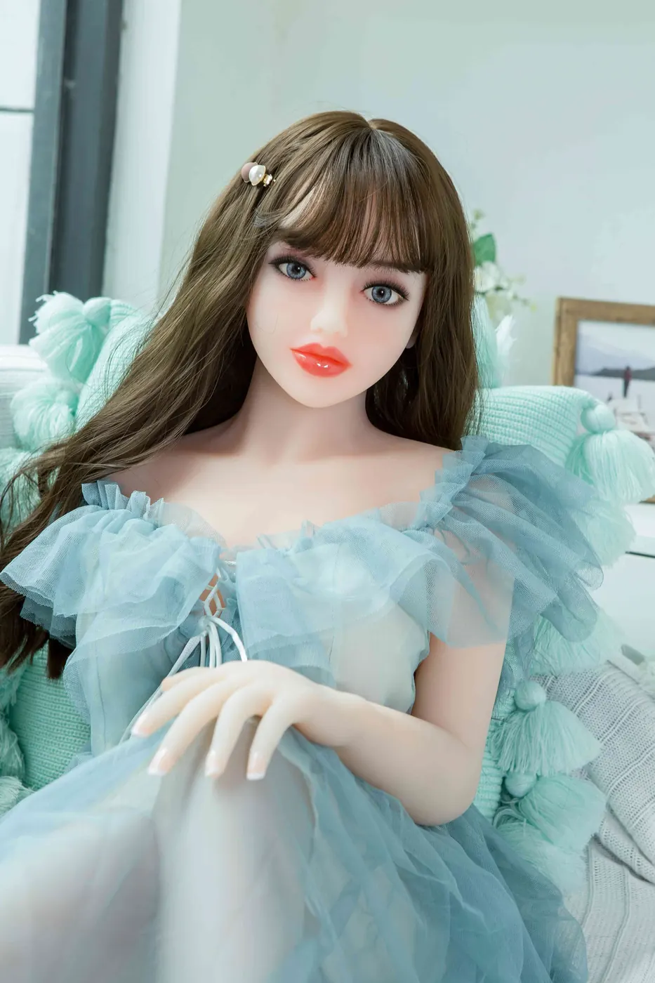Virgínia Cerqueira – Boneca personalizada de 168 cm em TPE, peito médio, cabeça 37 4
