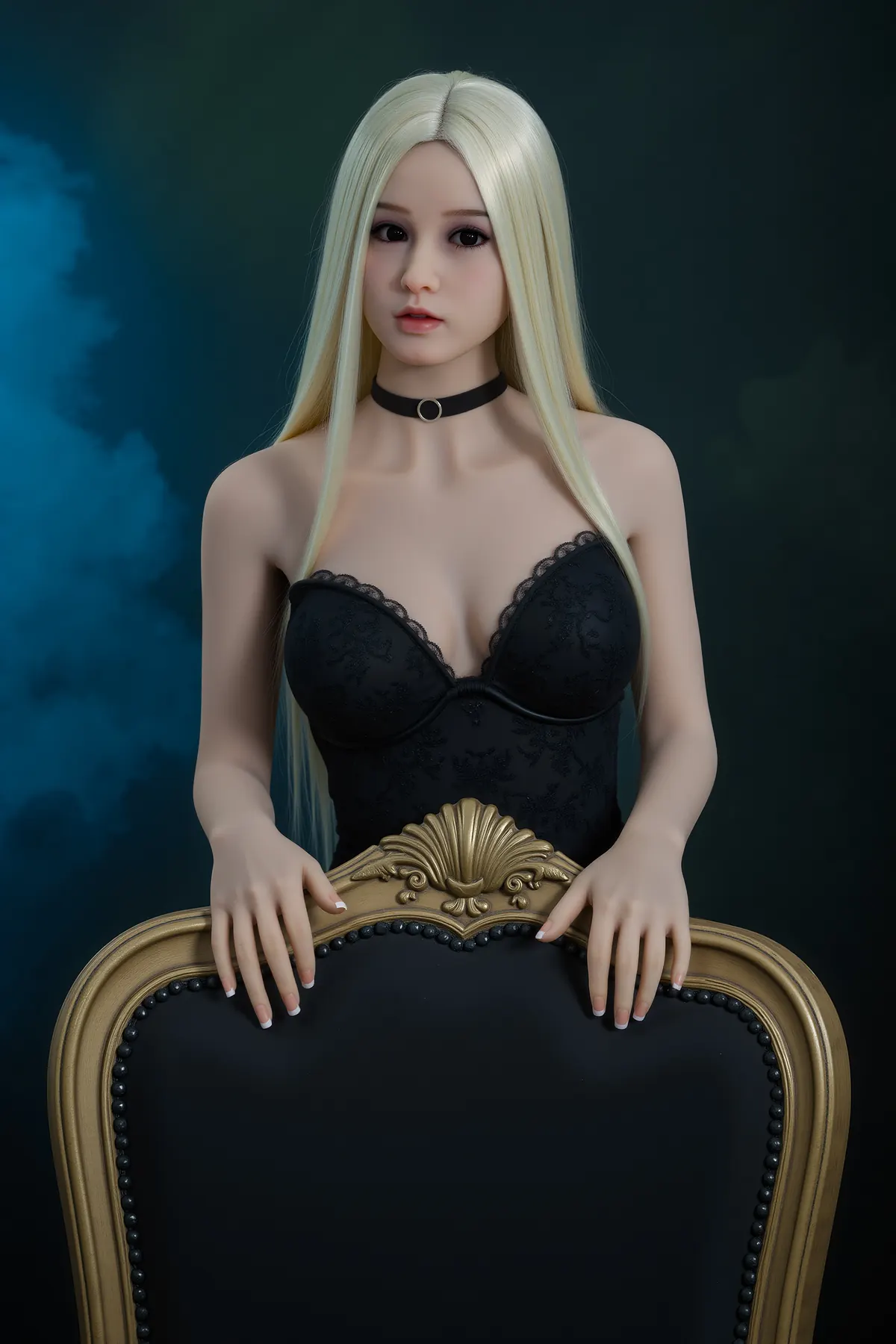 Ercília Alvarenga – Boneca AIBEI TPE personalizada de 148 cm, rosto 10 5