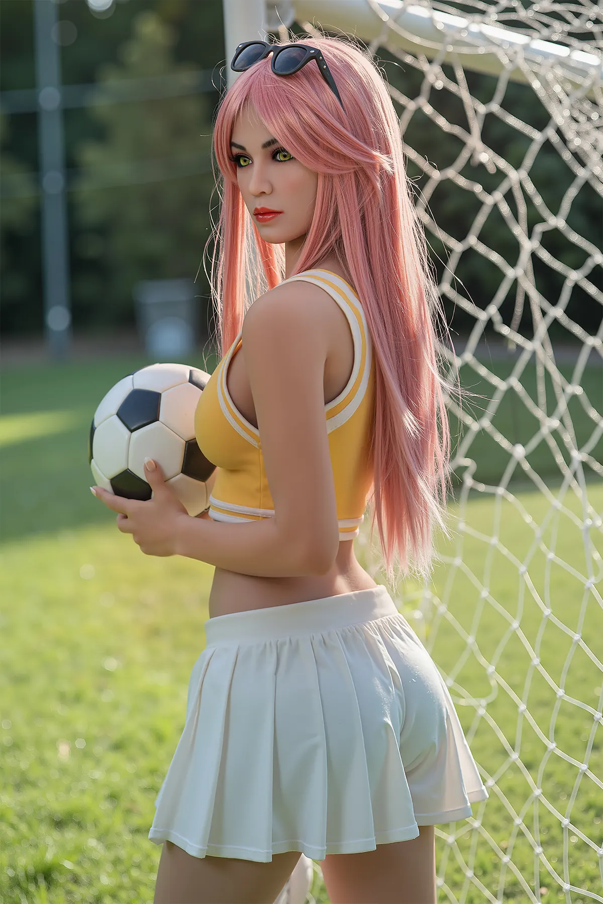 Perpétua Alvarenga – Boneca AIBEI TPE personalizada de 157 cm, rosto A17 5