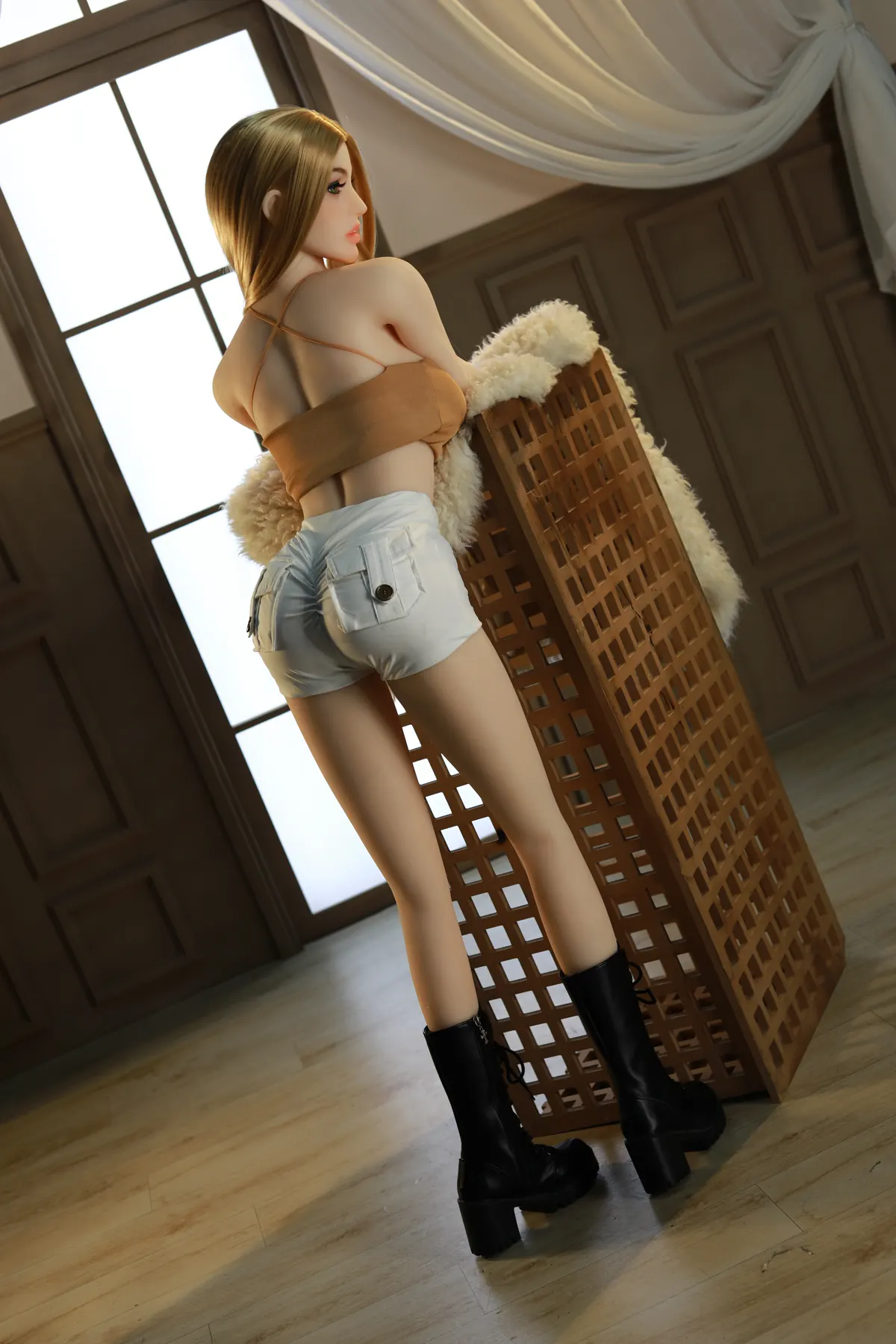 Xênia Monteiro – Boneca personalizado de 158 cm em TPE, cabeça 70 5