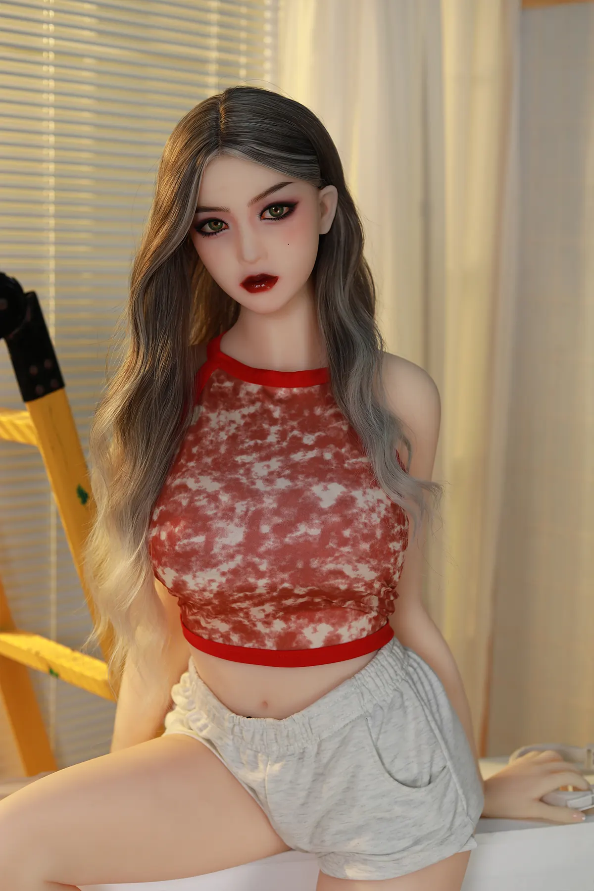 Lurdes Xavier – Boneca personalizado de 165 cm em TPE, tom natural, cabeça 256 5