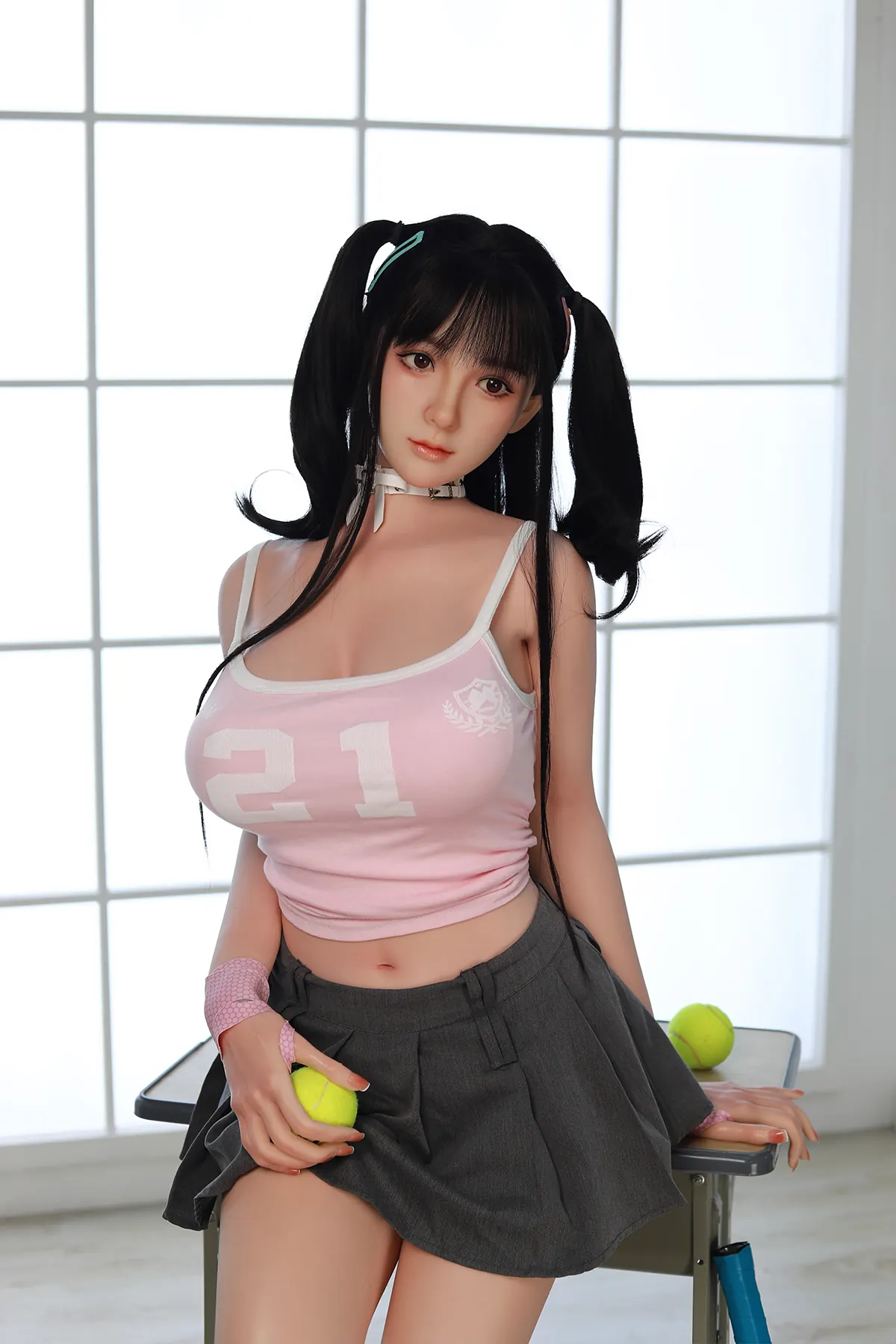 Marcelina Nóbrega – Boneca personalizada de 168 cm em silicone integral, tom natural, cabeça 178 5