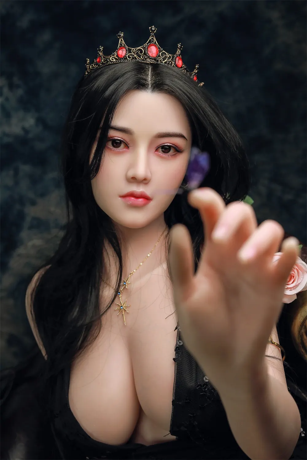 Hermenegilda Lacerda – Boneca personalizada de 170 cm em silicone integral, tom natural, cabeça 33 5