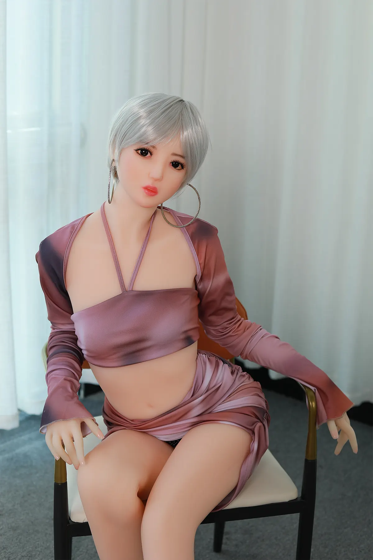 Gracinda Vilar – Boneca personalizada de 155 cm em TPE, cabeça 161 5