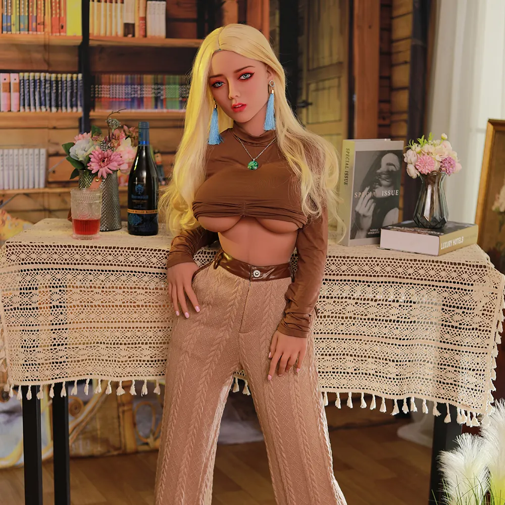 Aldaíra Dourado – Boneca personalizada de 158 cm em TPE, cabeça 250 5