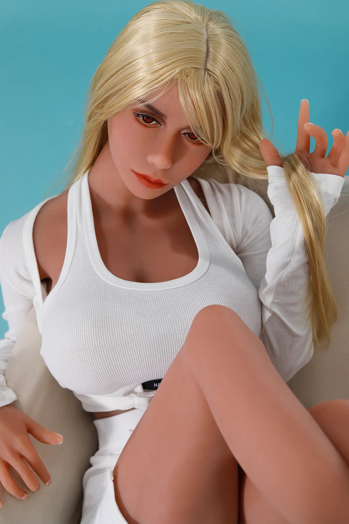 Celestina Figueiredo – Boneca personalizada de 158 cm em TPE, cabeça 144 5