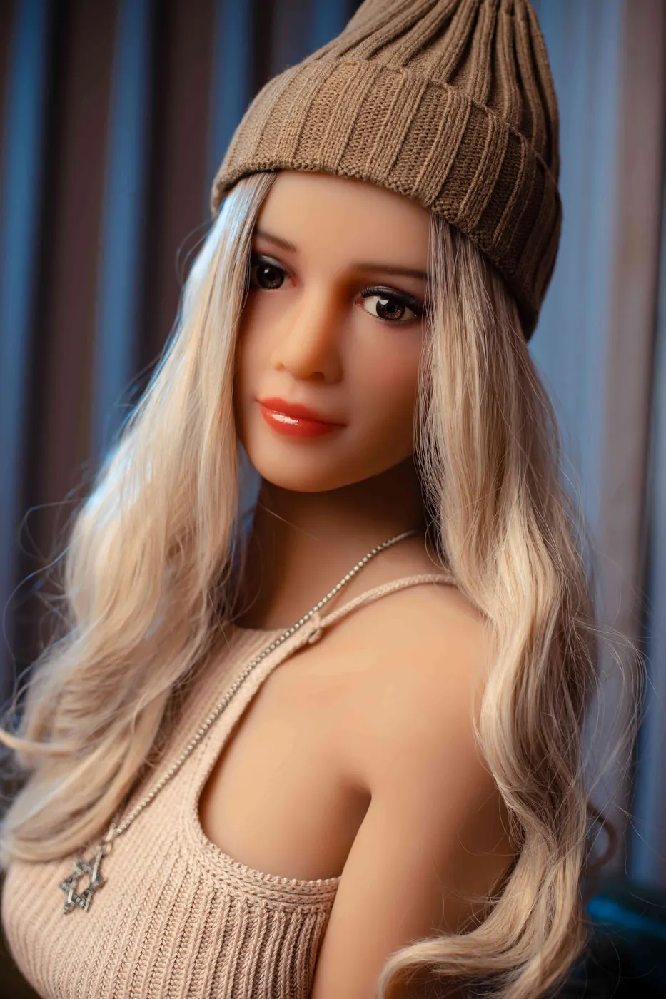 Adelina Cerqueira – Boneca personalizada de 168 cm em TPE, peito médio, cabeça 41 5