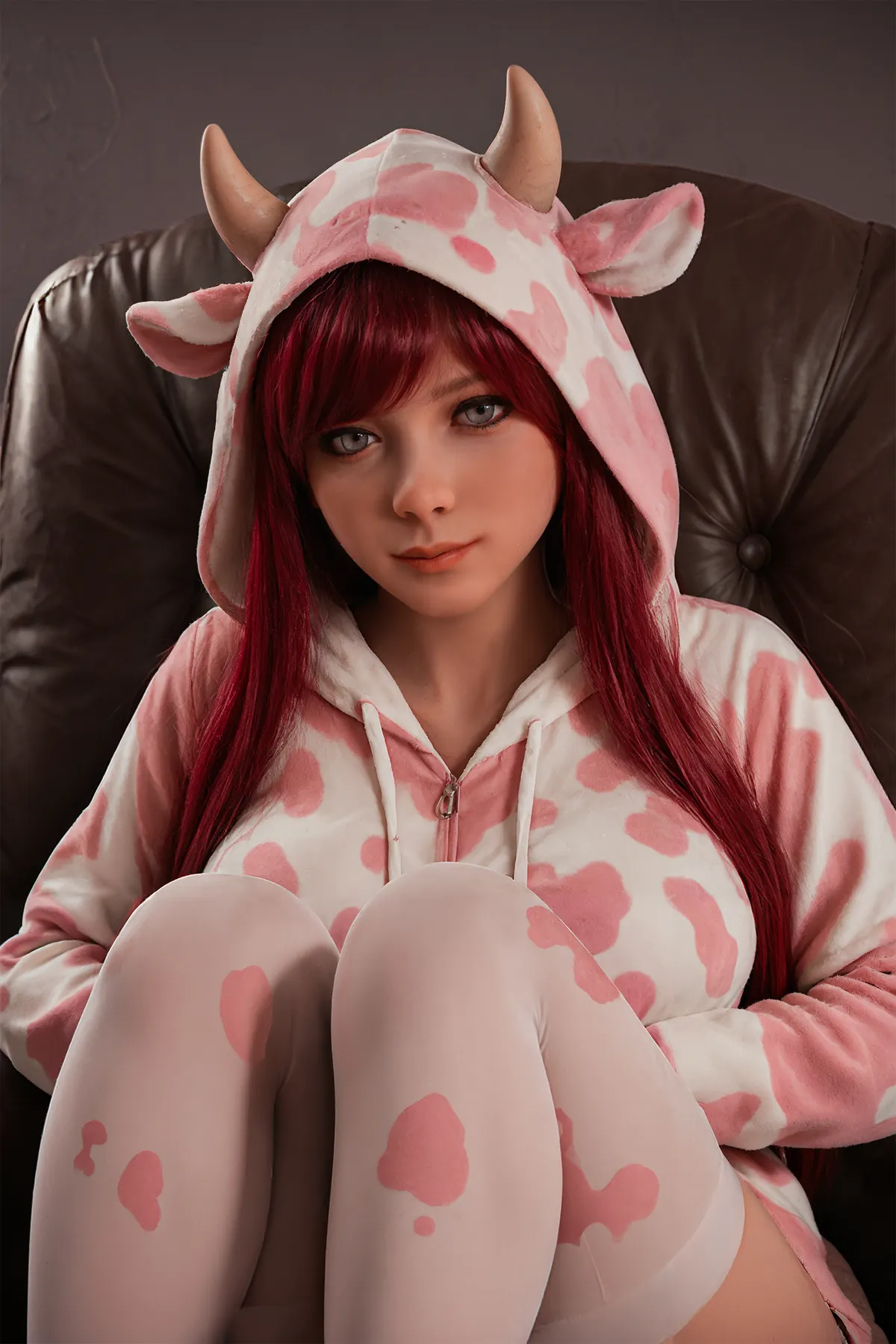 Serafina Alvarenga – Boneca AIBEI TPE personalizada de 151 cm, rosto AB17 6